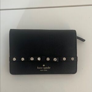 Kate Spade Black Wallet with Studs